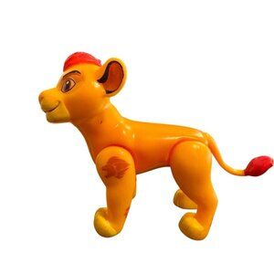 VTG Disney Lion Guard Kion Action Figure Toy Yellow Red